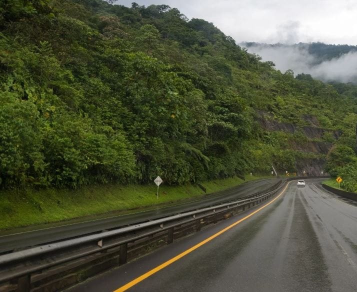 The tragedy unfolded in the early hours of the morning in Pasto, Colombia, on a section of the Pan-American Highway