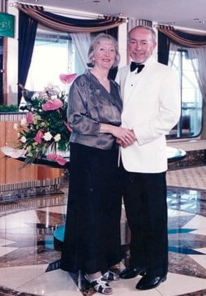 Alan Forster with his wife Dianna, who were married for 54 years