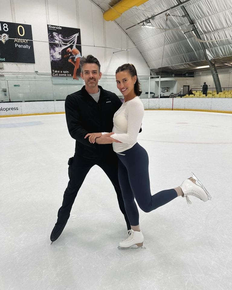 The star is taking part in Dancing On Ice