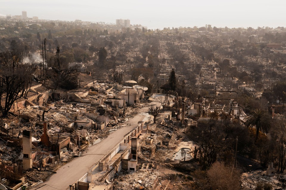 Thousands of homes in the Pacific Palisades neighborhood have been burnt to the ground