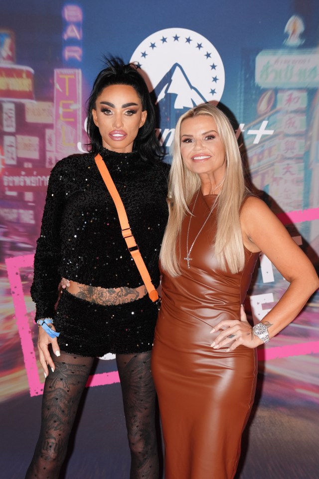 Katie Price and Kerry Katona at a Geordie Shore launch party.