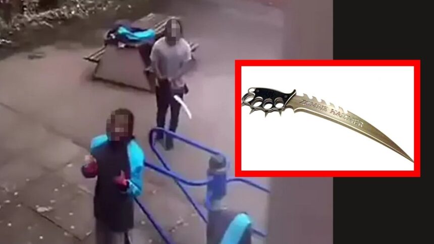 Shocking Video of Young Offenders Wielding Zombie Knives Behind Bars