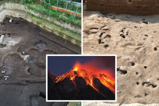 Bronze Age Footprints Near Vesuvius Reveal Ancient Escape