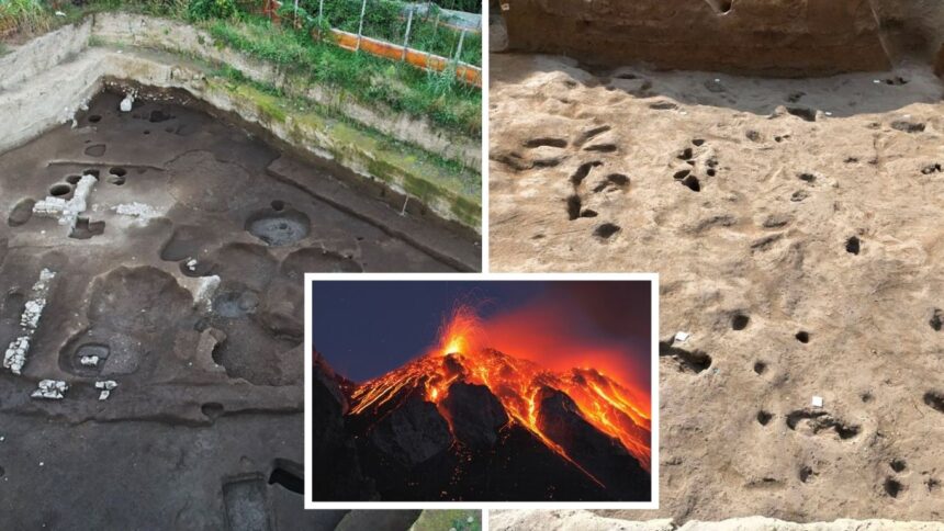 Bronze Age Footprints Near Vesuvius Reveal Ancient Escape