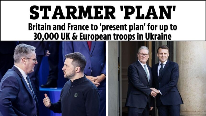 Starmer’s Peace Plan: 30,000 UK & EU Troops for Ukraine, But US Jets on Standby